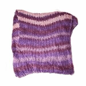 Rikka purple infinity scarf acrylic